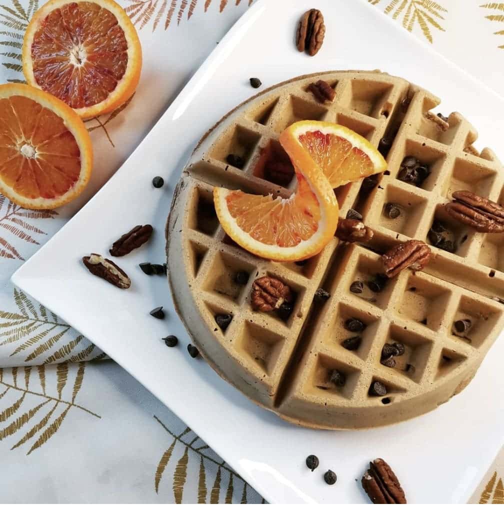 Recette gaufres à la noix de pécan
